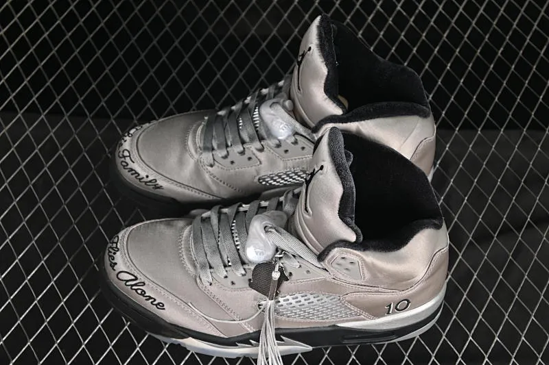 All categories Air Jordan Jordan series basketball shoes Air Jordan 5 Air Jordan 5 Retro "Wings" AJ5 Joe 5 silver silk IO2038-001